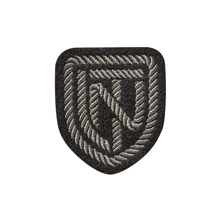  A traditional sew-on embroidered patch